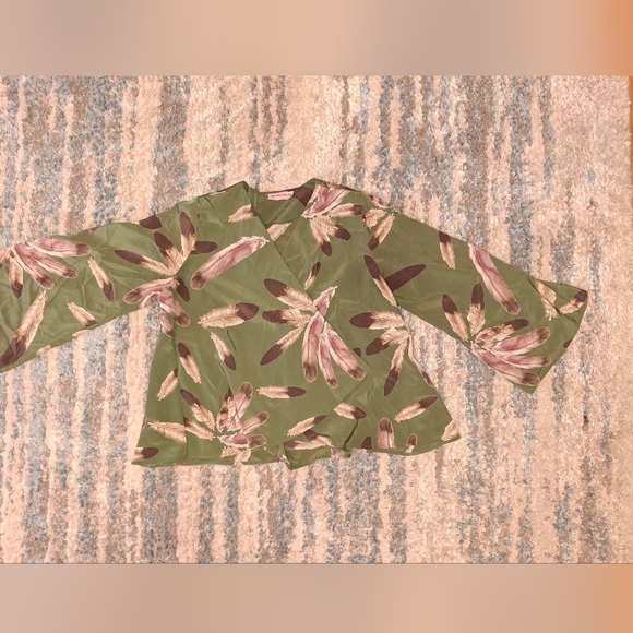 The Impeccable Pig Green Cardigan Small GUC - Picture 12 of 15